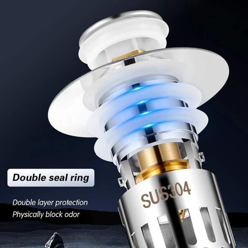 Universal Stainless Steel Drain Strainer - Anti-Clog Sink Stopper Fits 99% of Sink Holes - 50% OFF - Image 7